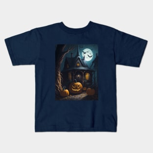 Halloween Pumkins Kids T-Shirt